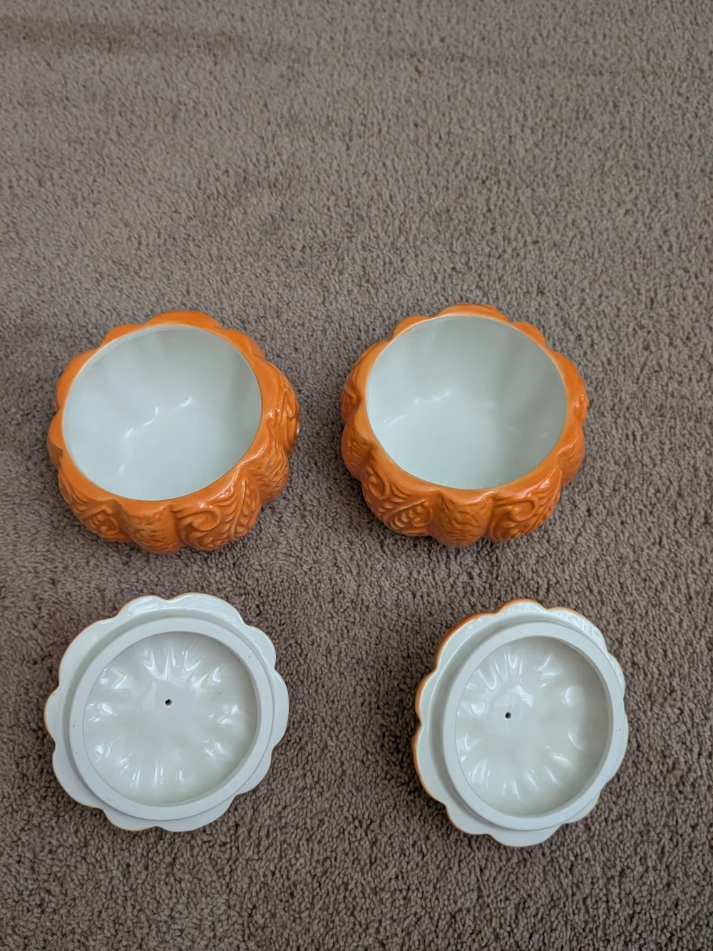 Pumpkin bowls